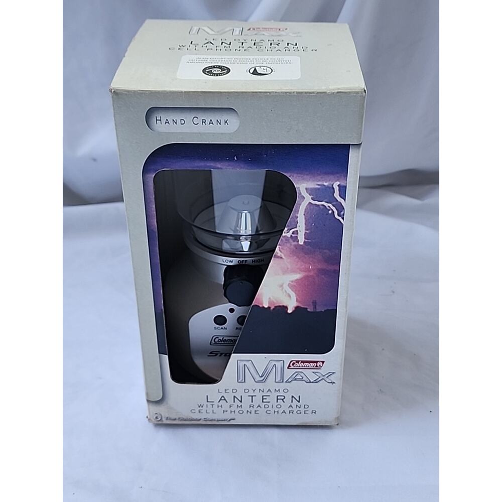 Coleman Emergency LED Dynamo Lantern with FM radio w/Hand crank feature 2008